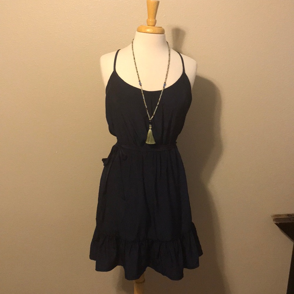 Flirty Navy Dress